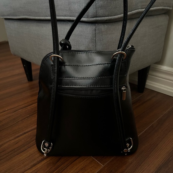 La Borsa made in Italy handbag (BNWT) black leather - Picture 3 of 5